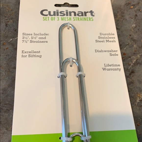 Cuisinart Kitchen Cuisinart Set Of 3 Strainers Poshmark